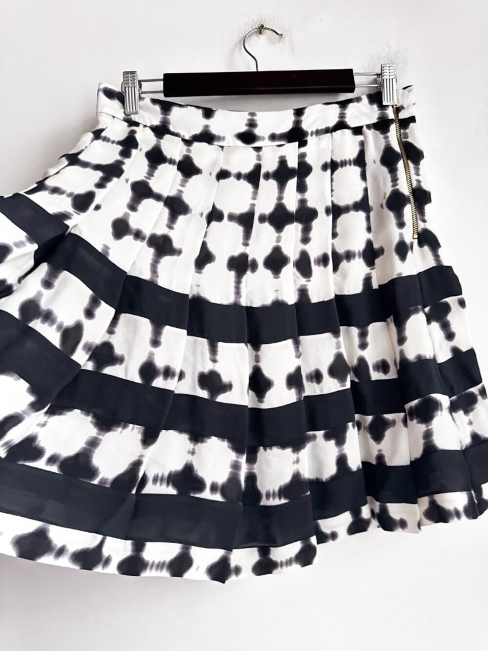 Vintage A.L.C Silk Tie Dye Mini Skirt 100% SILK 6